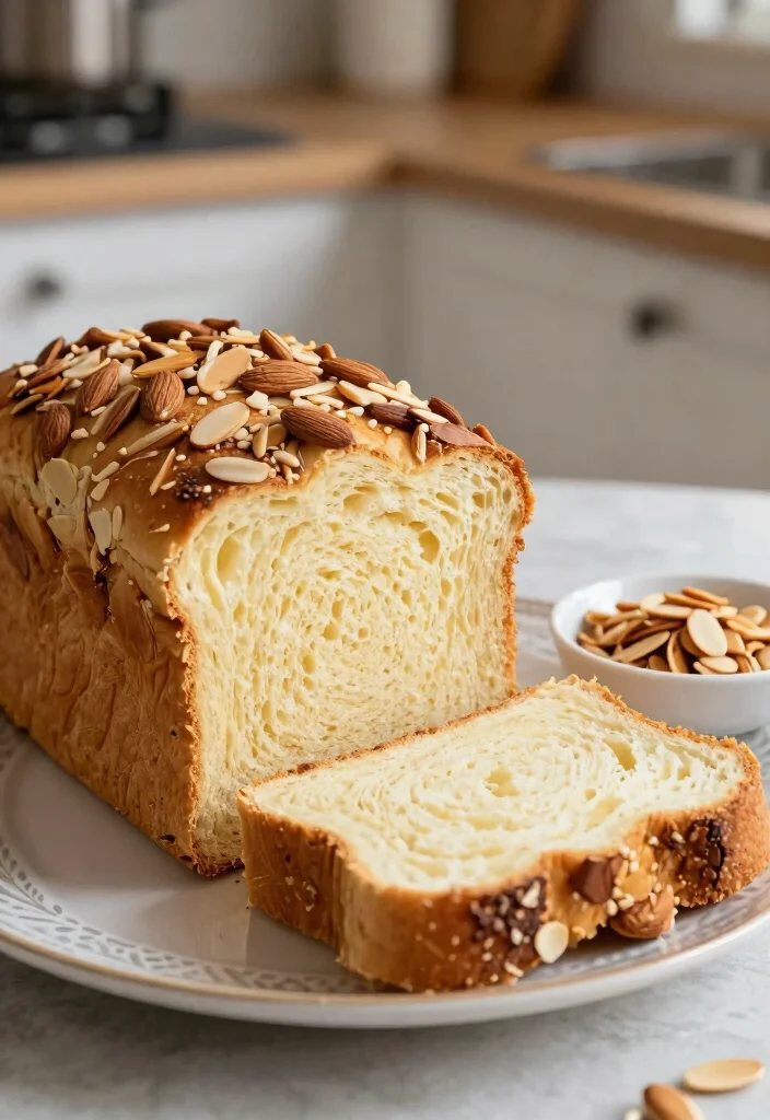 17 Bread Maker Recipes for Sweet, Soft Bakery Treats - 5. Vanilla Almond Bread 1