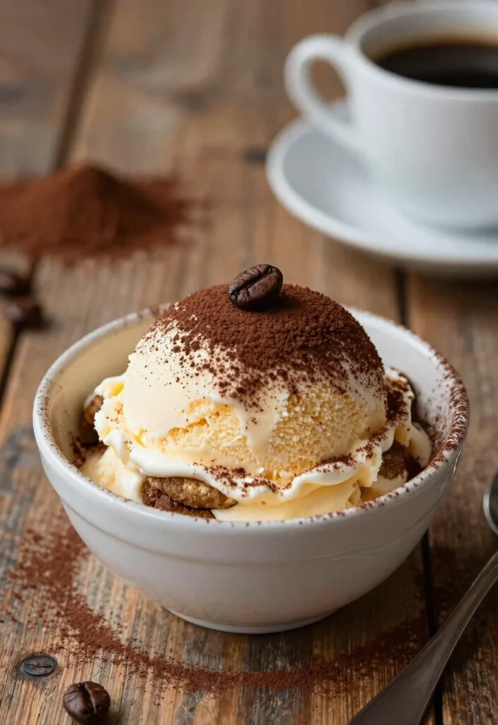 17 Guilt-Free Desserts: Dash Ice Cream Maker Recipes to Satisfy Your Sweet Tooth - 15. Tiramisu Ice Cream 1