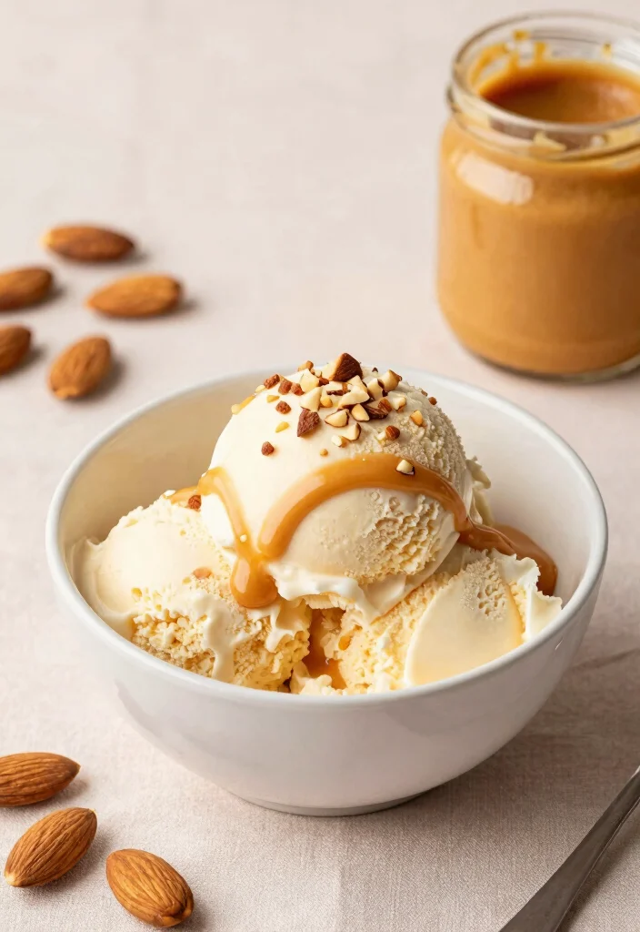 18 Cuisinart Ice Cream Maker Recipes for Creamy Homemade Treats - 5. Creamy Almond Butter Ice Cream 1
