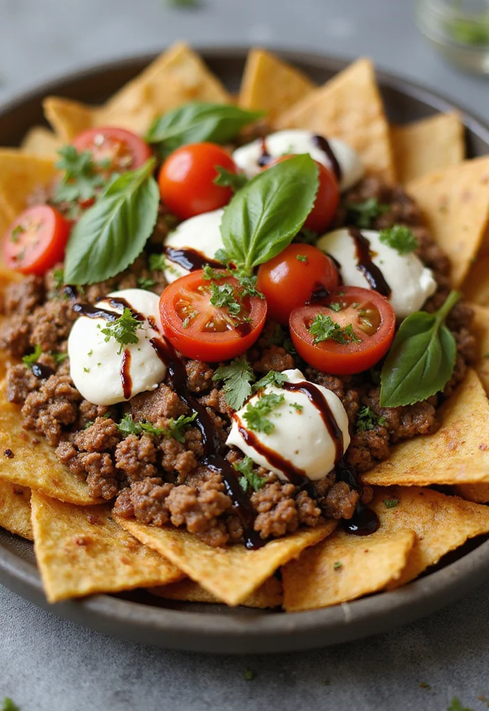 12 Easy Dorito Nachos Ground Beef Meals That Always Impress - 10. Caprese Nachos 1
