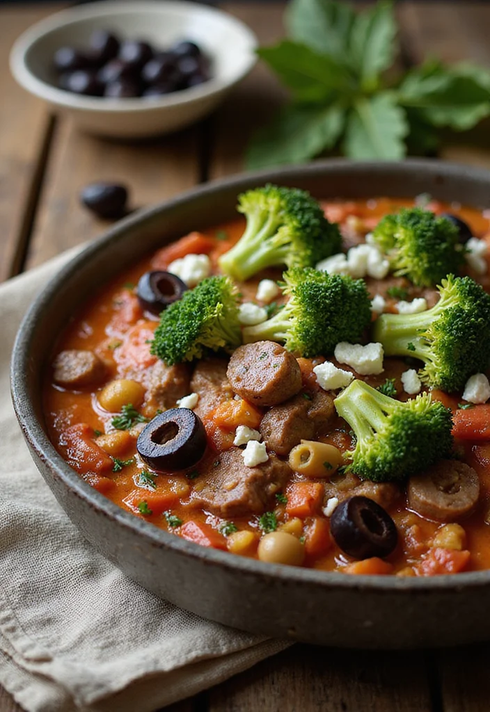 12 Sheet Pan Beef And Broccoli Recipes Packed With Big Flavor - 12. Beef and Broccoli Mediterranean Bake 1