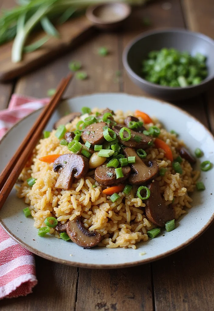 13 Easy Beef With Mushrooms Meals That Always Impress - 10. Beef and Mushroom Fried Rice 1