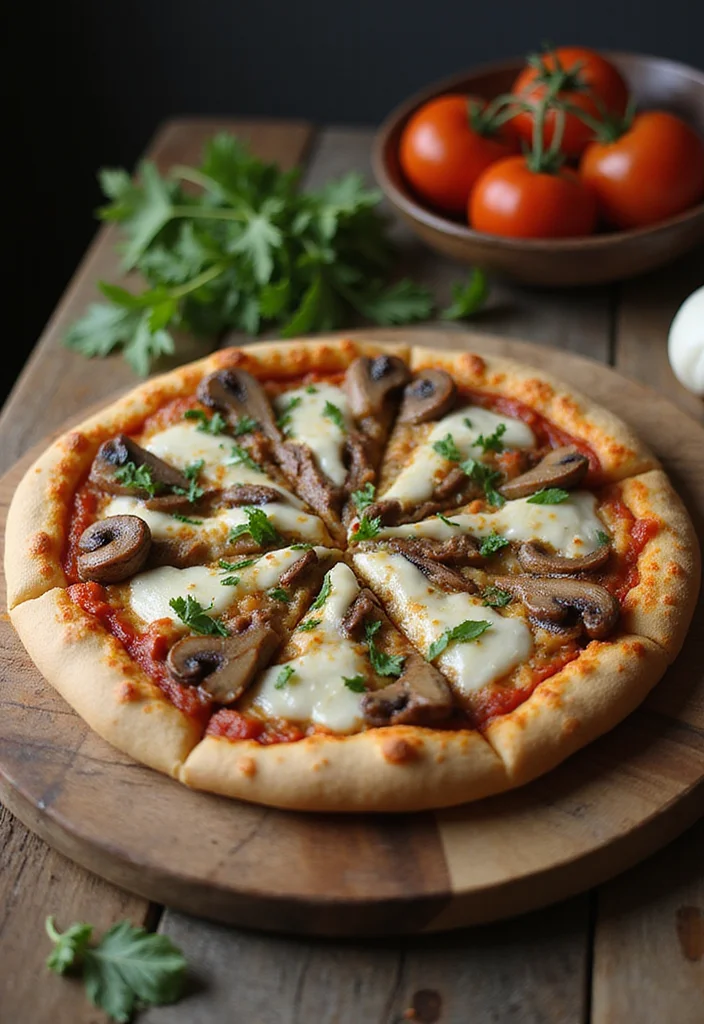 13 Easy Beef With Mushrooms Meals That Always Impress - 13. Beef and Mushroom Pizza 1