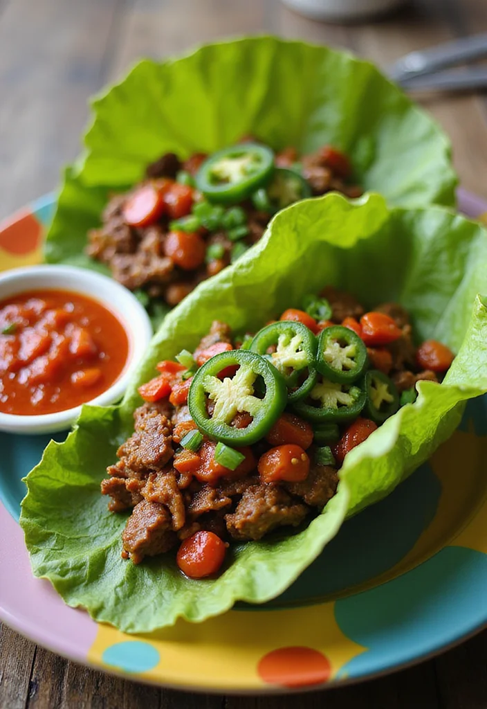 13 Korean Beef Lettuce Wraps Recipes That Taste Incredible - 2. Spicy Korean Beef Lettuce Wraps 1