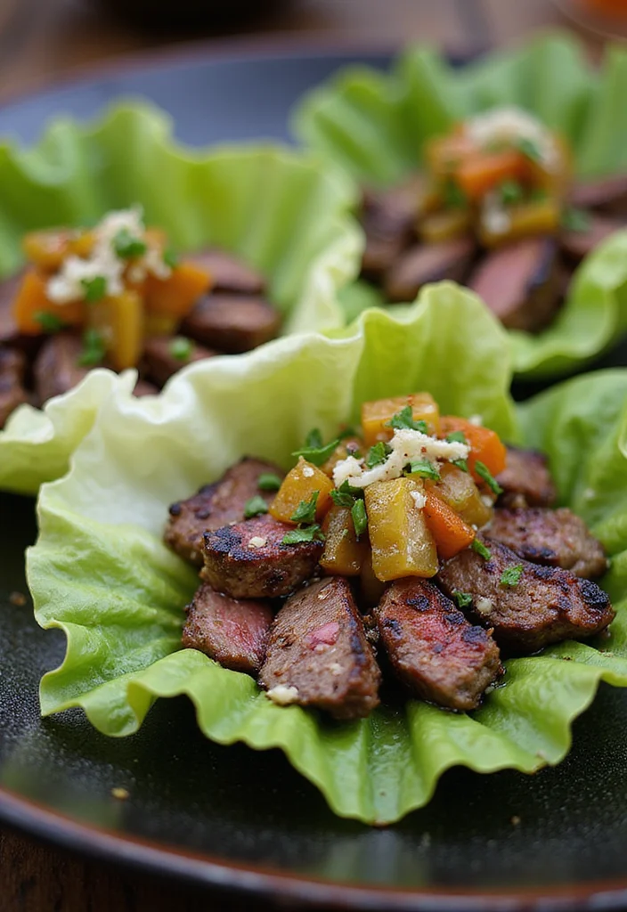 13 Korean Beef Lettuce Wraps Recipes That Taste Incredible - 4. Korean BBQ Beef Lettuce Wraps 1