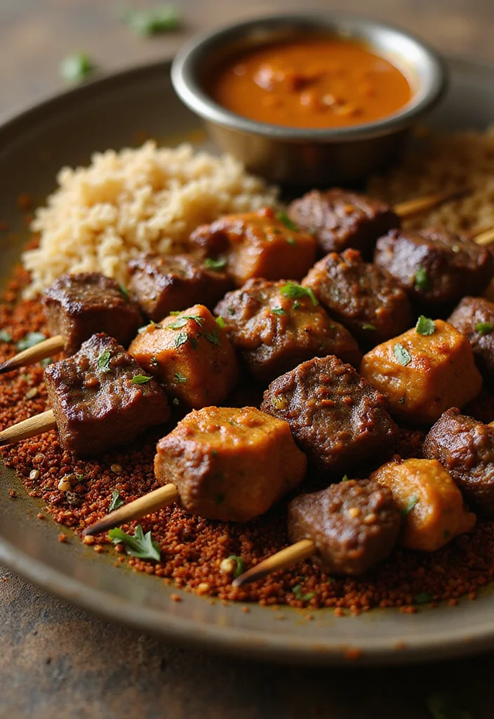 14 Comfort Food Beef Kabobs In Oven Dishes To Warm Your Night - 12. Beef Curry Kabobs 1