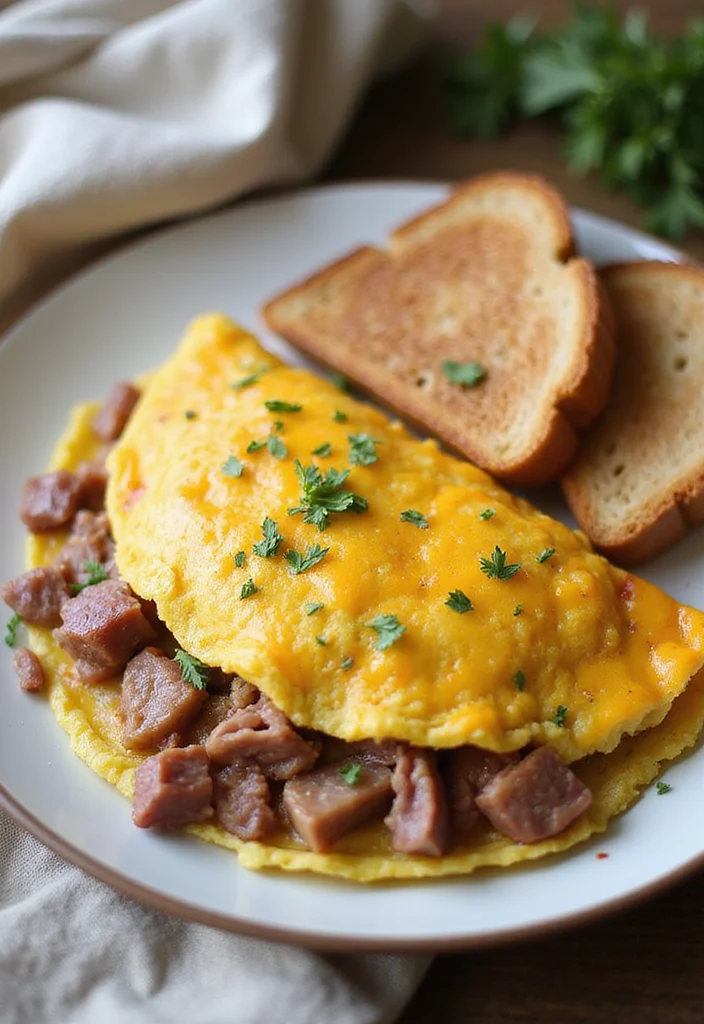 14 Corned Beef Ideas That Make Dinner So Much Easier - 14. Corned Beef and Cheese Omelette 1