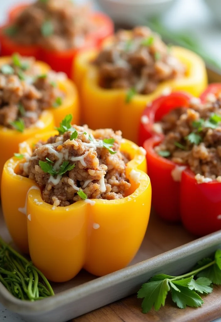 14 Corned Beef Ideas That Make Dinner So Much Easier - 8. Corned Beef Stuffed Peppers 1