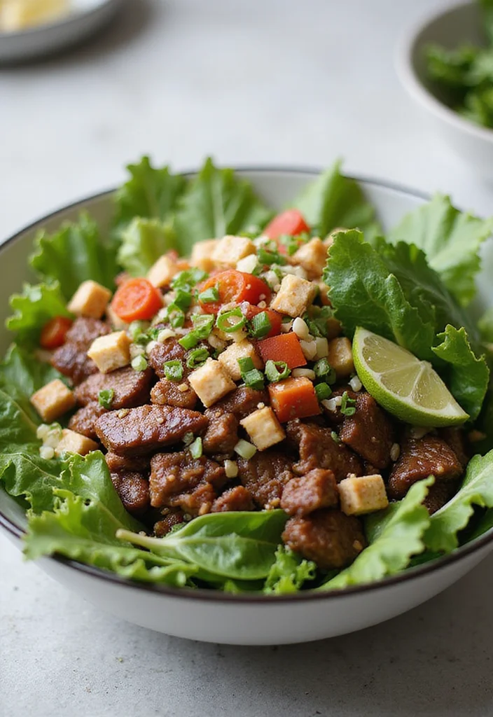 14 Easy Korean Beef Bowl Meals That Always Impress - 13. Korean Beef Salad Bowl 1