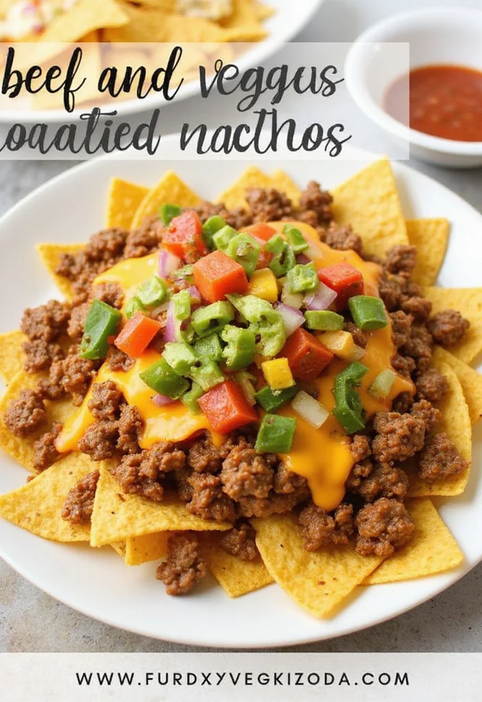 14 Ground Beef And Veggies Dinners That Even Picky Eaters Love - 14. Beef and Veggie Loaded Nachos 1