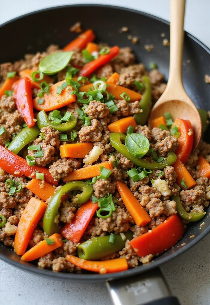 14 Ground Beef And Veggies Dinners That Even Picky Eaters Love - 2. One-Pan Beef and Veggie Stir-Fry 1