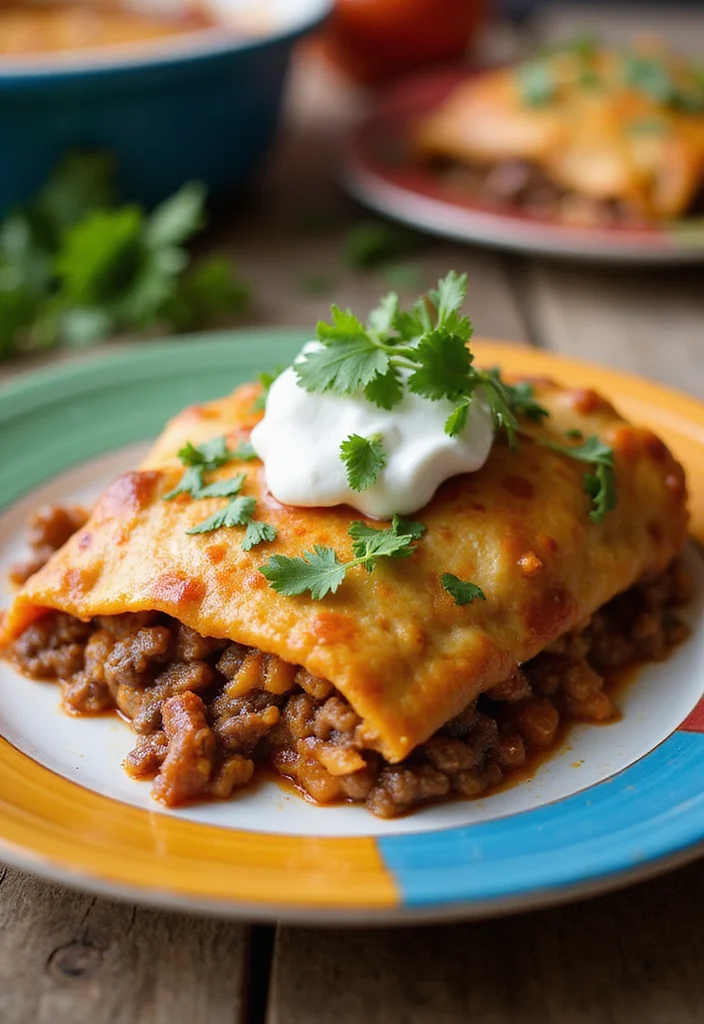 14 Ground Beef Mexican Casserole Meals Perfect For Weeknight Cooking - 1. Classic Beef Enchilada Casserole 1