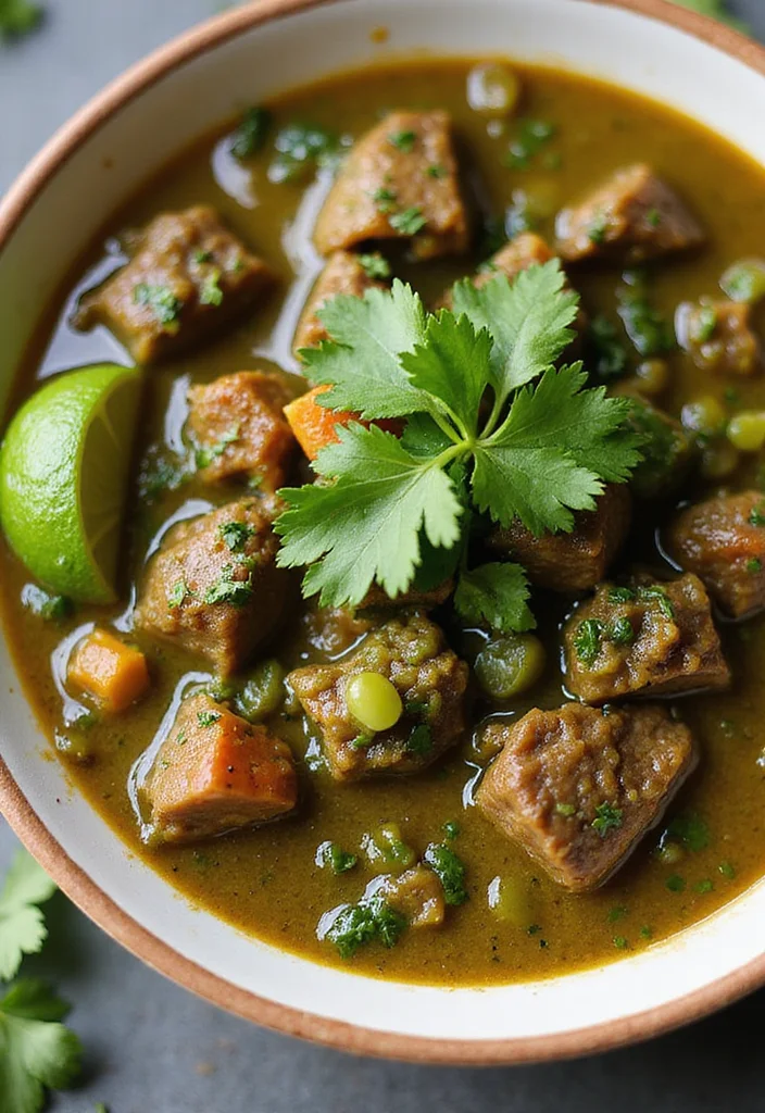 14 Mexican Beef Stew Recipes Everyone Is Searching For - 12. Beef Stew with Mole Verde 1