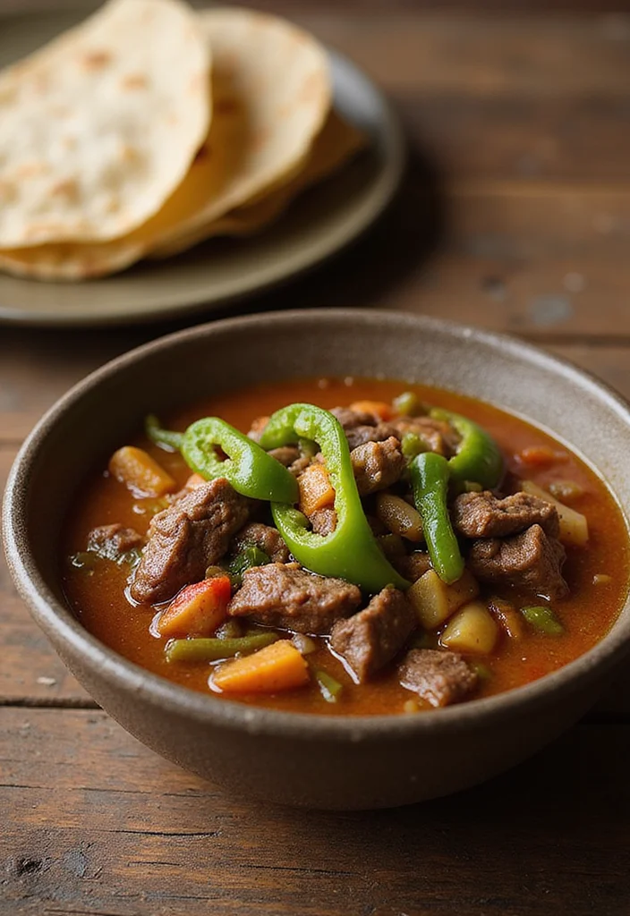 14 Mexican Beef Stew Recipes Everyone Is Searching For - 2. Beef and Green Chile Stew 1