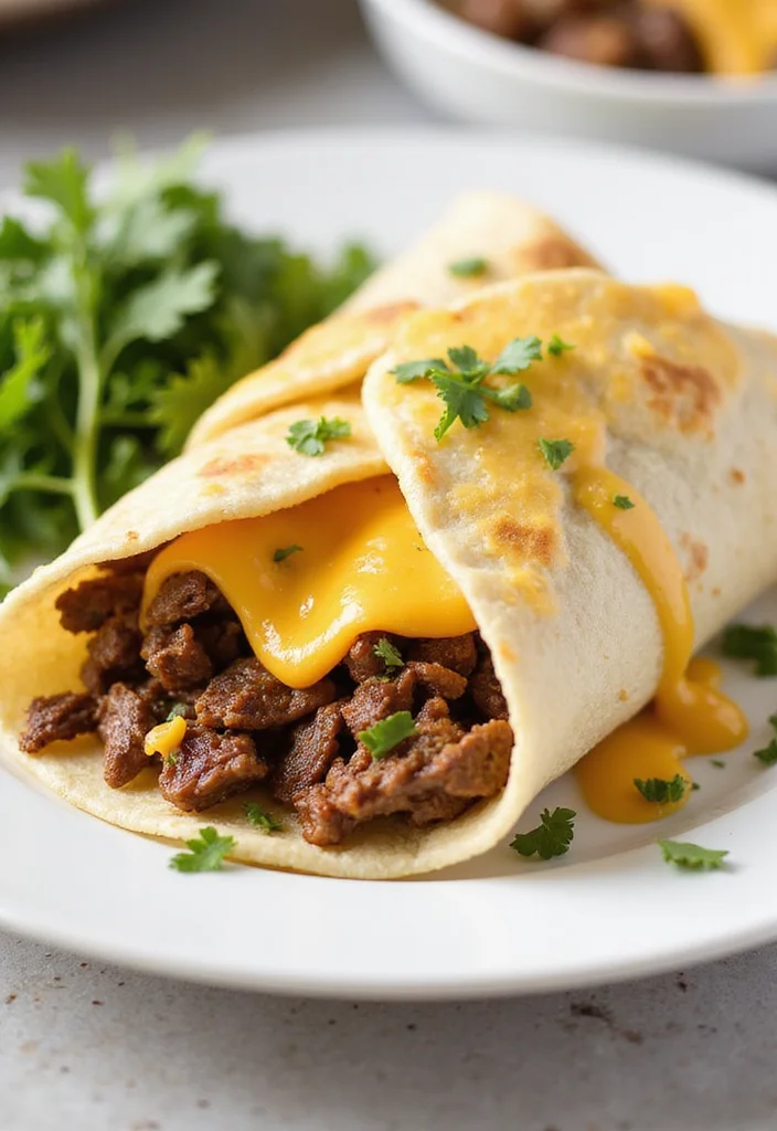 14 Shredded Beef Burritos Recipes Packed With Big Flavor - 13. Garlic Parmesan Shredded Beef Burrito 1