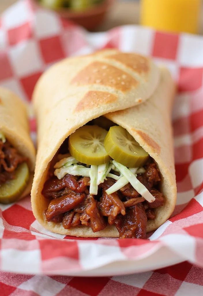 14 Shredded Beef Burritos Recipes Packed With Big Flavor - 3. BBQ Shredded Beef Burrito 1