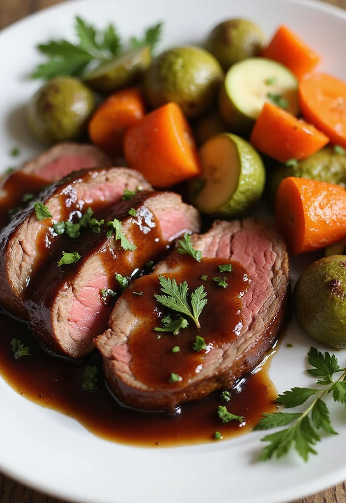 14 Slow Cooker Roast Beef Recipes Packed With Big Flavor - 12. Balsamic Glazed Roast Beef 1