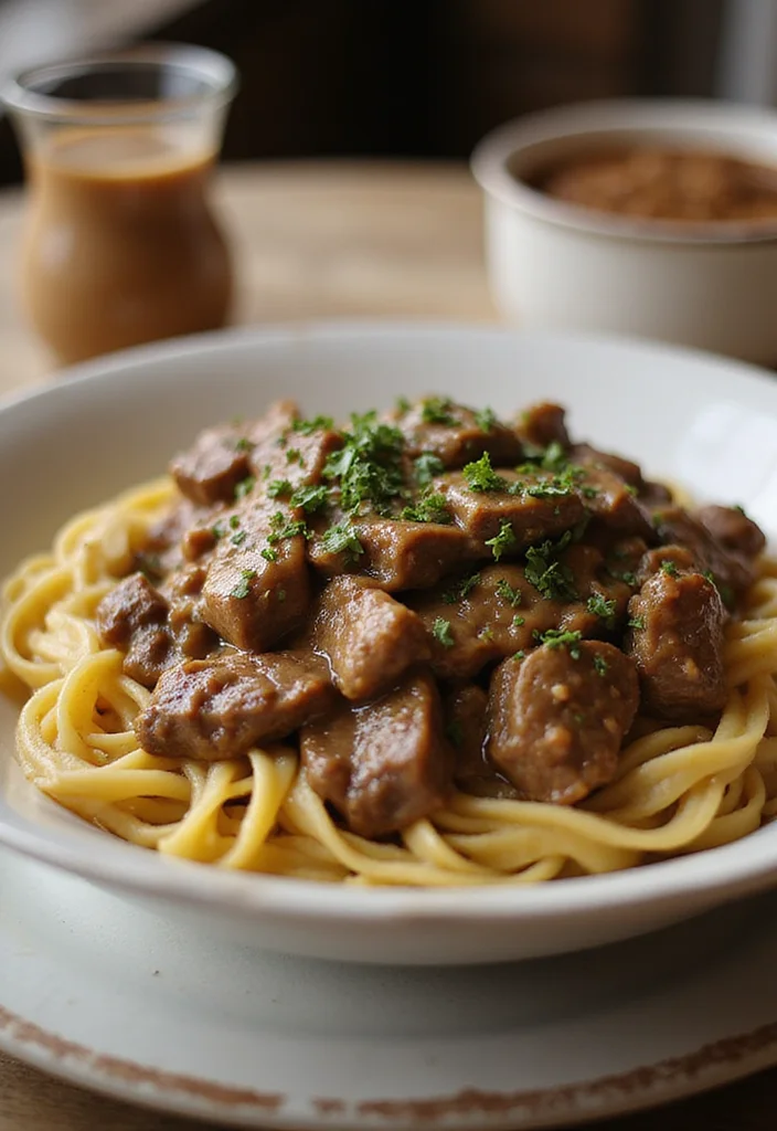 14 Slow Cooker Roast Beef Recipes Packed With Big Flavor - 4. Classic Beef Stroganoff 1