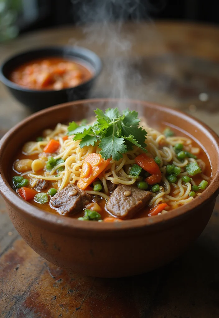 15 Comfort Food Beef And Noodles Dishes To Warm Your Night - 13. Beef and Noodle Soup with Vegetables 1