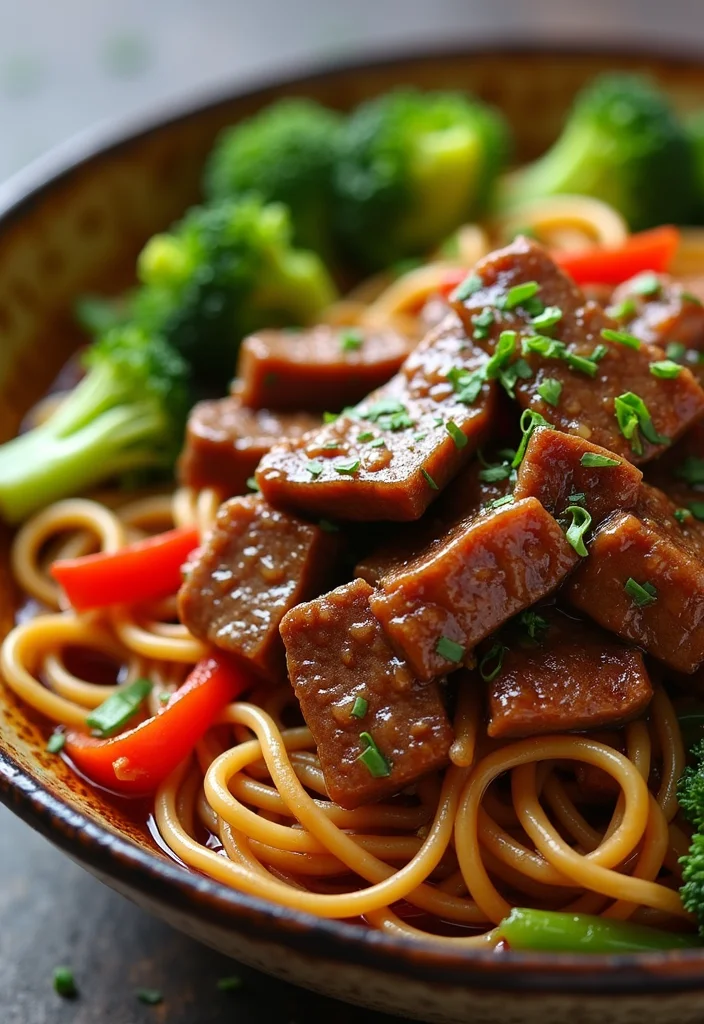 15 Comfort Food Beef And Noodles Dishes To Warm Your Night - 6. Teriyaki Beef and Noodles 1