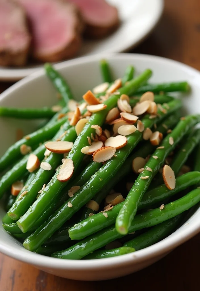 15 Easy Roast Beef Sides Meals That Always Impress - 7. Sautéed Green Beans with Almonds 1