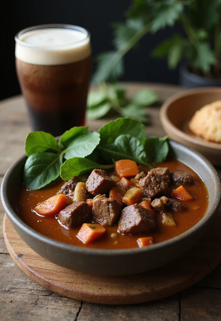 15 Guinness Beef Stew Recipes Packed With Big Flavor - 14. Guinness Beef Stew with Spinach 1