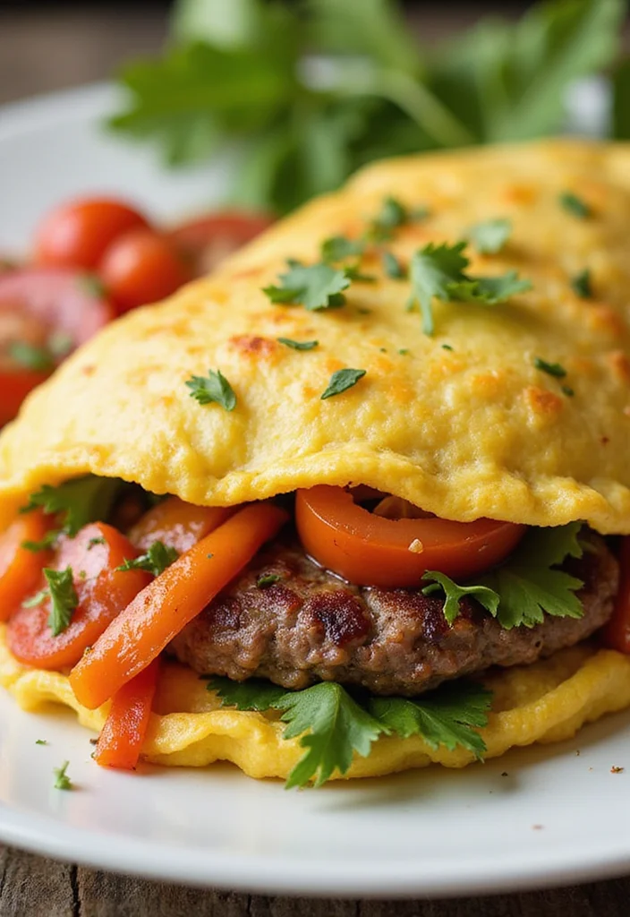 15 Must-Try Beef Patties Dishes For Busy Nights - 13. Beef Patty Omelette 1