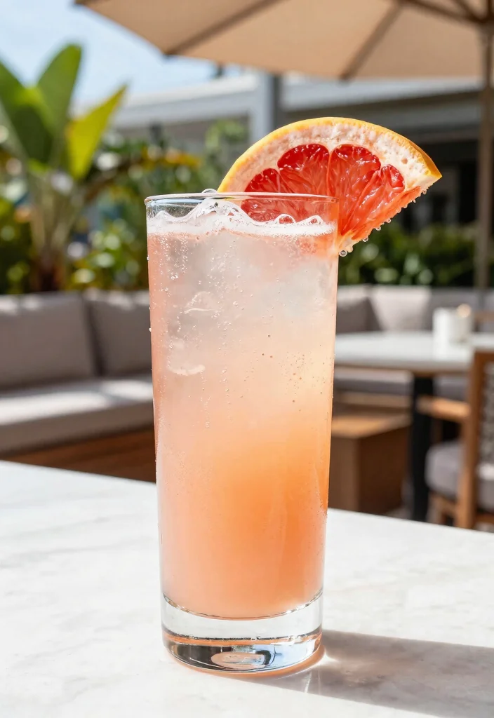 16 Coconut Rum Drinks Recipes Tropical Party Favorites - 12. Coconut Grapefruit Spritz 1