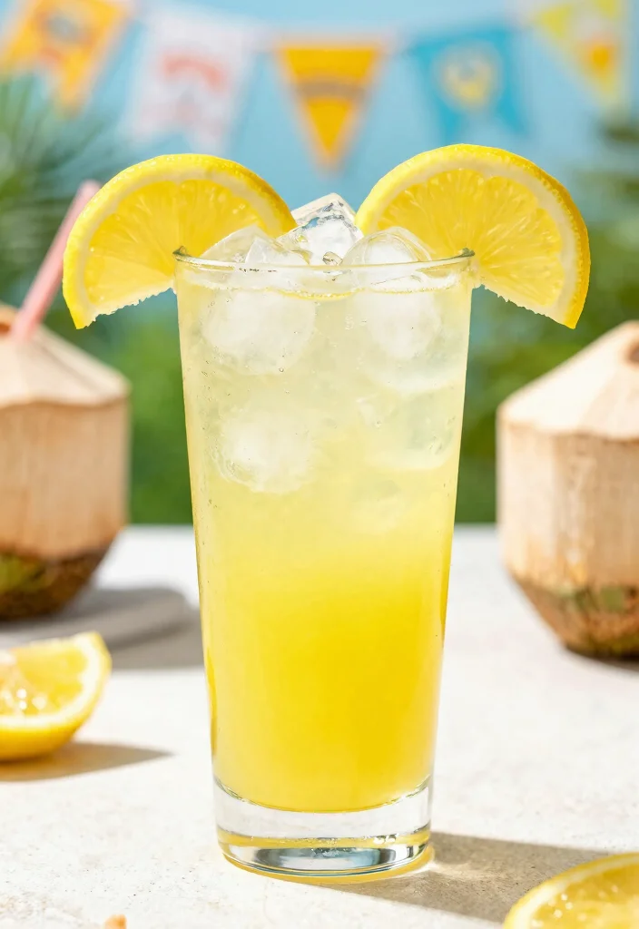 16 Coconut Rum Drinks Recipes Tropical Party Favorites - 16. Coconut Lemonade 1