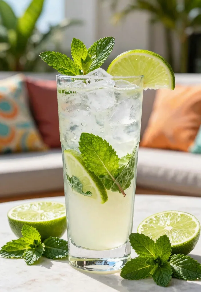 16 Coconut Rum Drinks Recipes Tropical Party Favorites - 2. Coconut Mojito Mocktail 1