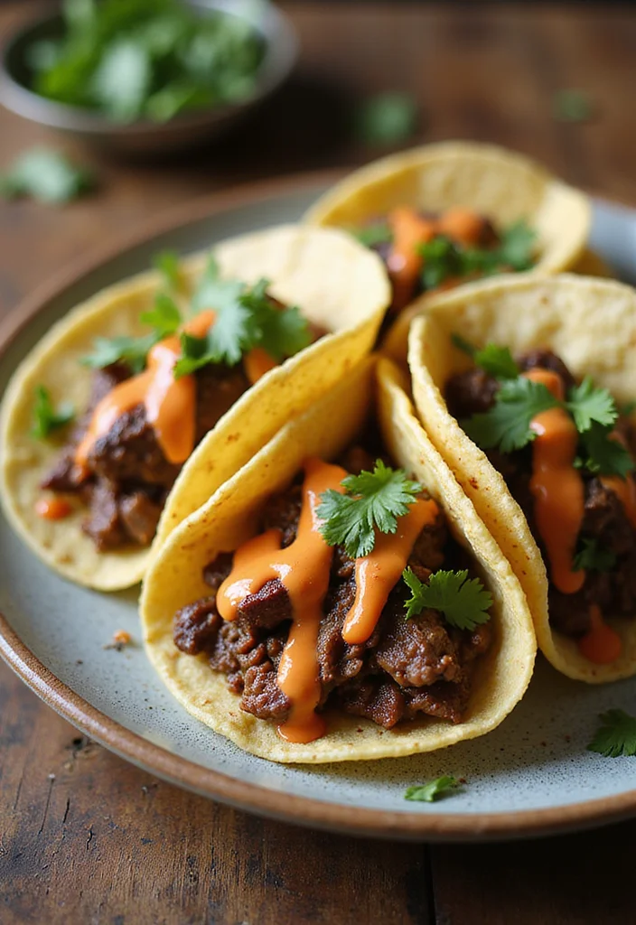 16 Comfort Food Beef Taco Dishes To Warm Your Night - 10. Beef Tacos with Chipotle Cream Sauce 1