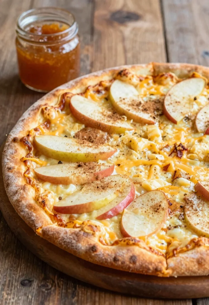 16 French Bread Pizza Recipes for Quick Customizable Dinners - 12. Apple & Cheddar French Bread Pizza 1