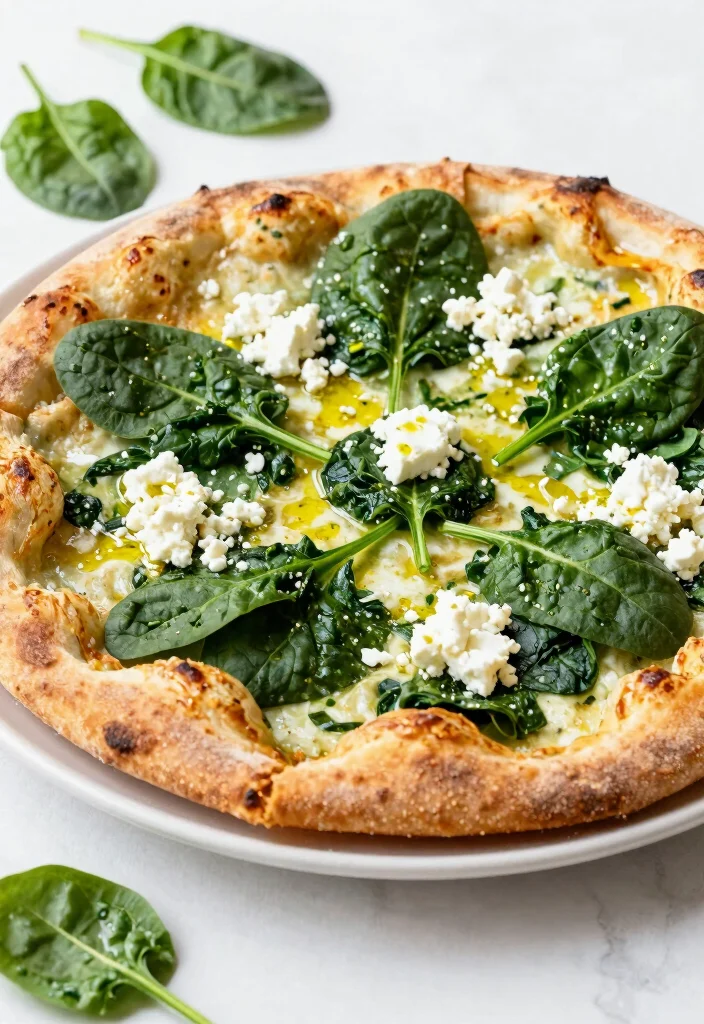 16 French Bread Pizza Recipes for Quick Customizable Dinners - 6. Spinach and Feta French Bread Pizza 1