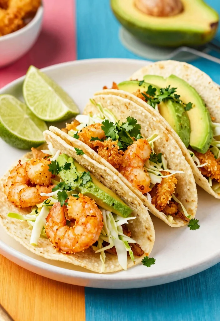 16 Fried Shrimp Recipes: Easy Crispy Weeknight Meals - 7. Fried Shrimp Tacos 1