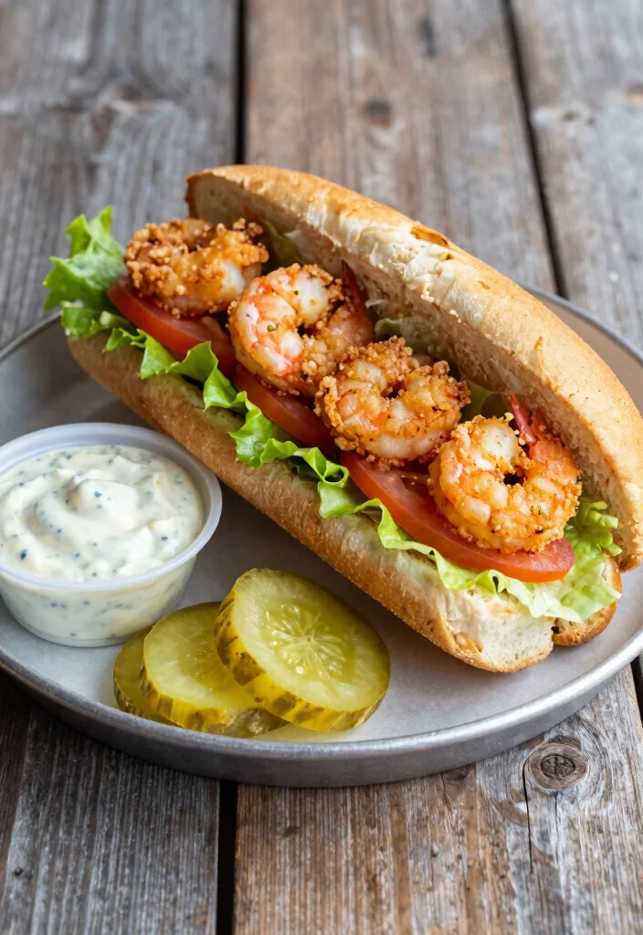 16 Fried Shrimp Recipes: Easy Crispy Weeknight Meals - 9. Fried Shrimp Po' Boy 1