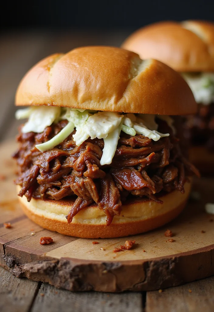 16 Genius Ways To Use Slow Cooker Pulled Beef Tonight - 2. BBQ Pulled Beef Sandwiches 1