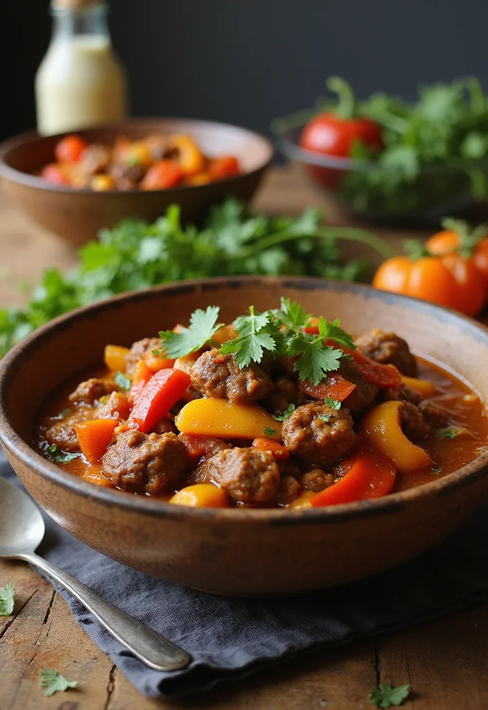 16 Must-Try Beef Stew Meat Dishes For Busy Nights - 5. Spicy Beef Stew with Peppers 1