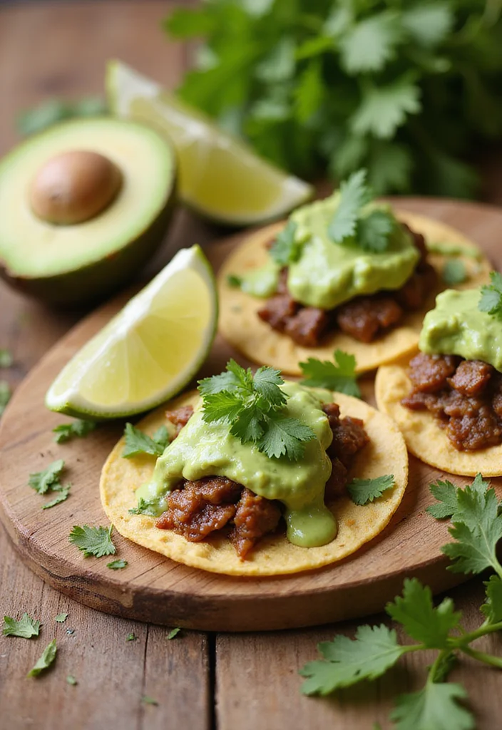16 Underrated Baked Beef Tacos Recipes Worth Making - 7. Beef Tacos with Avocado Cream 1