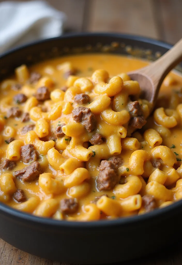 16 Underrated Mac And Cheese With Ground Beef Recipes Worth Making - 4. One-Pot Cheesy Beef Mac 1