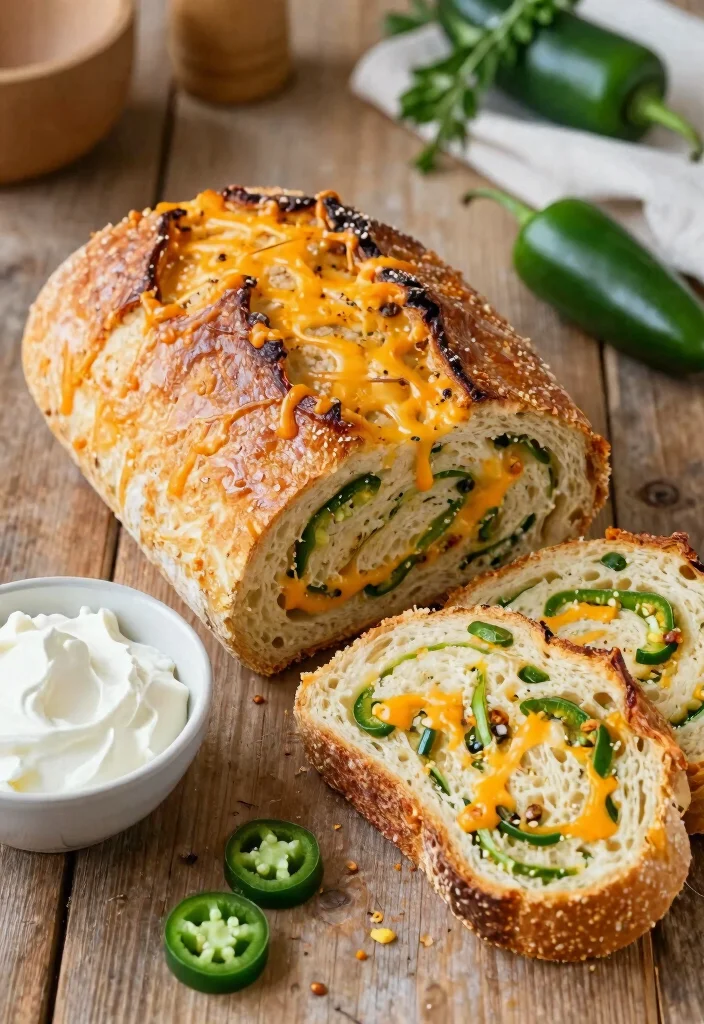 17 Artisan Bread Recipes Dutch Oven Crusty Bakery Style - 6. Jalapeño Cheddar Bread 1