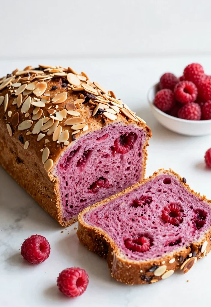 17 Bread Maker Recipes for Sweet, Soft Bakery Treats - 10. Raspberry Almond Bread 1