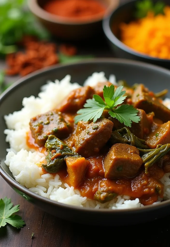 17 Fast & Flavorful Indian Beef Curry Recipes To Cook This Week - 17. Beef Curry with Mustard Greens 1