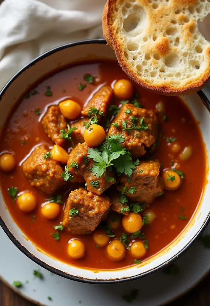 17 Fast & Flavorful Indian Beef Curry Recipes To Cook This Week - 8. Beef Curry with Chickpeas 1