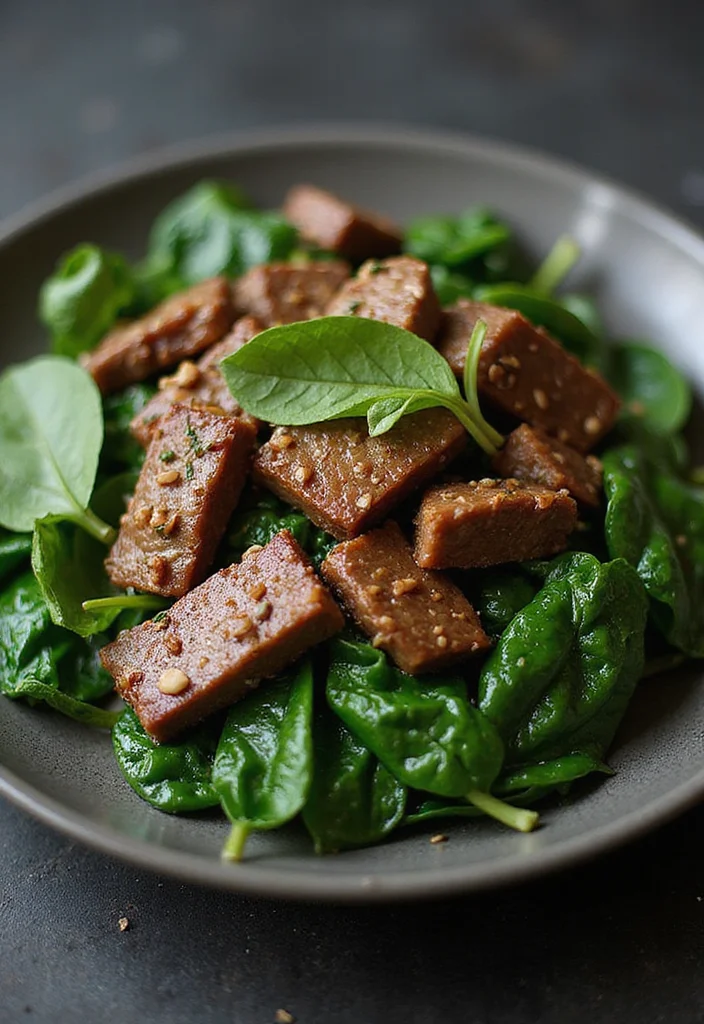 17 Genius Ways To Use Asian Beef Tonight - 16. Beef and Spinach Stir-Fry 1