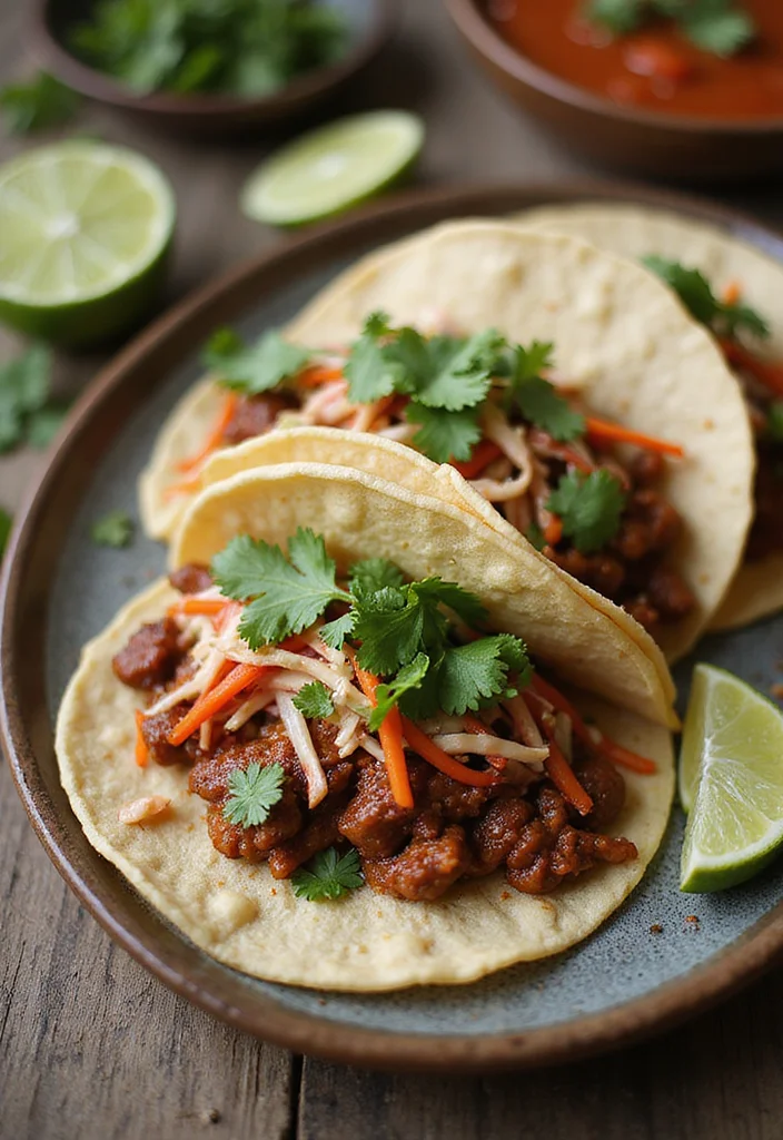 17 Genius Ways To Use Asian Beef Tonight - 3. Spicy Korean Beef Tacos 1