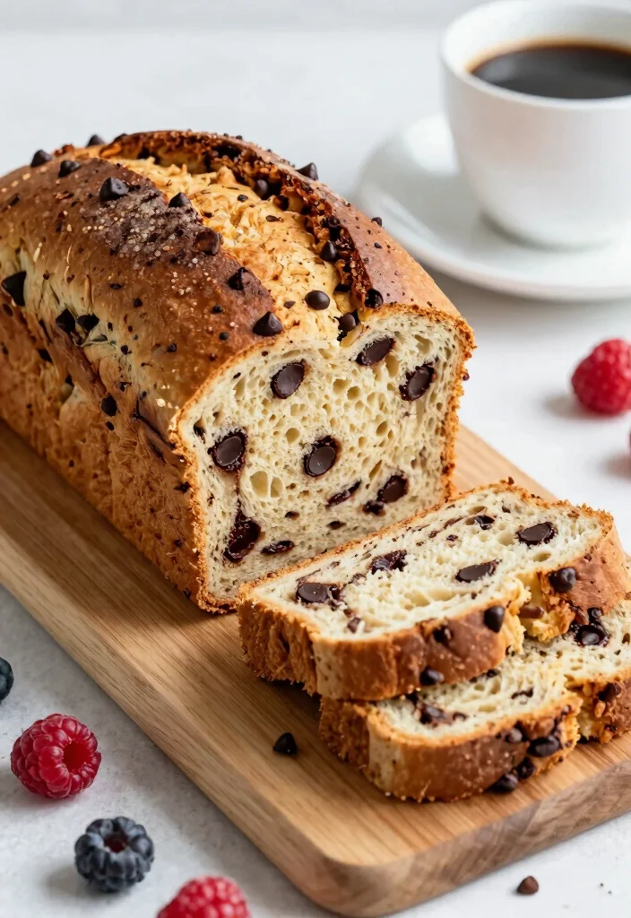 17 Gluten Free Recipes Bread Soft Easy Baking - 15. Gluten Free Chocolate Chip Bread 1