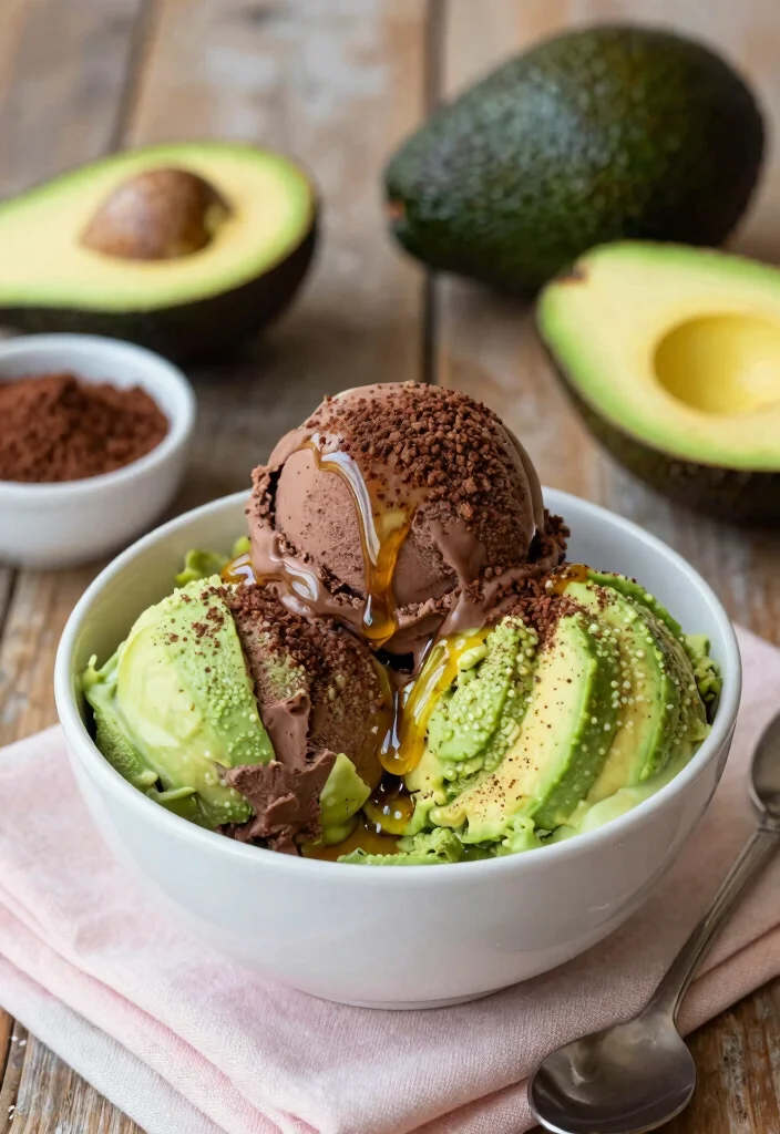 17 Guilt-Free Desserts: Dash Ice Cream Maker Recipes to Satisfy Your Sweet Tooth - 1. Creamy Avocado Chocolate Ice Cream 1