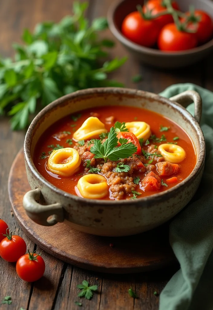 17 Underrated Beef Tortellini Soup Recipes Worth Making - 4. Italian Herb Beef Tortellini Soup 1