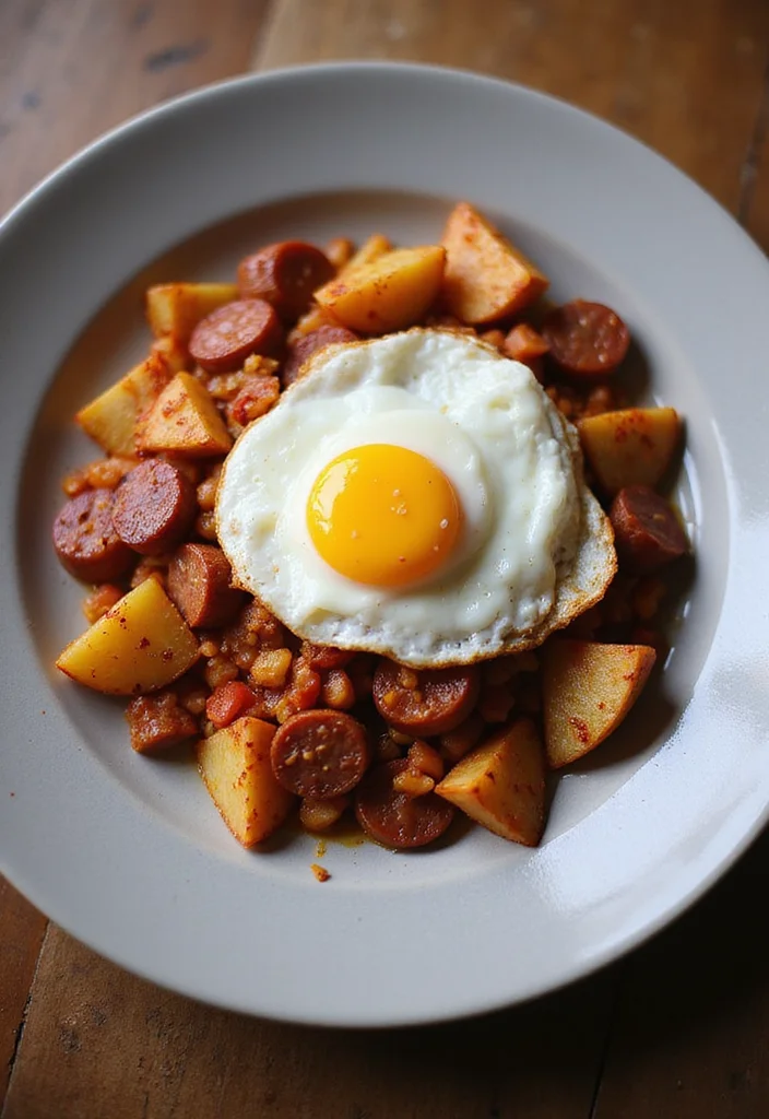 17 Yung Beef Y Kaydy Cain Recipes Packed With Big Flavor - 15. Yung Beef’s Spicy Chorizo and Potato Hash 1