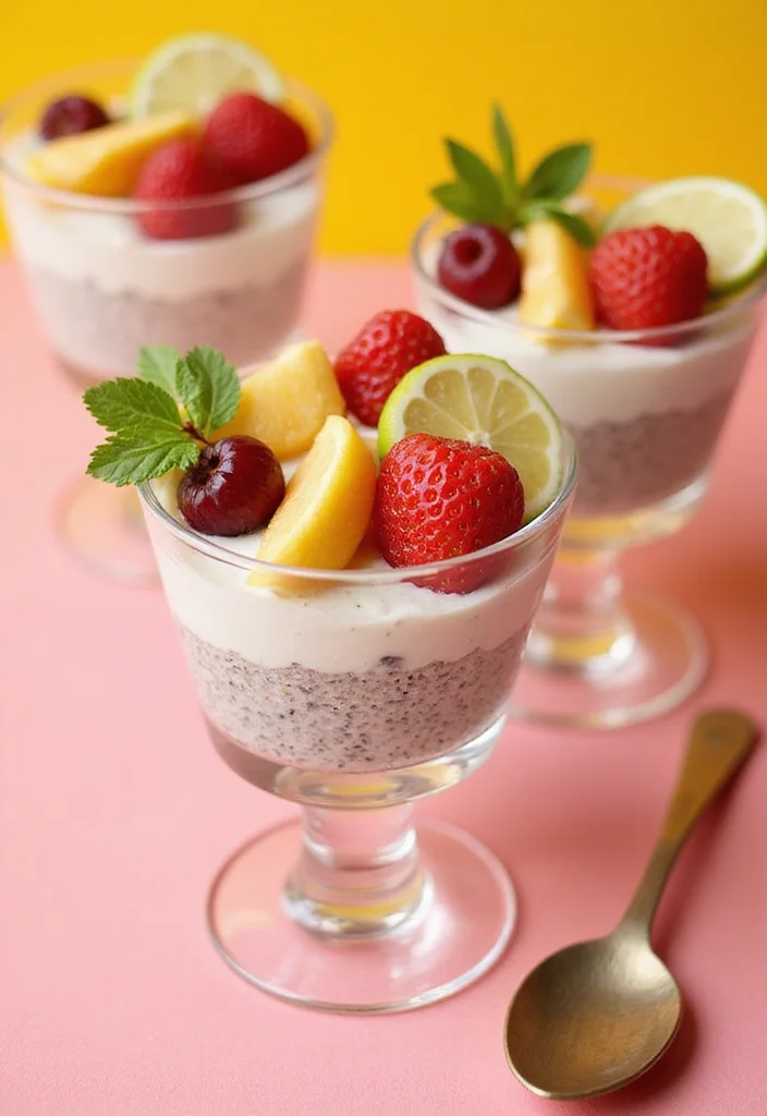 17 Yung Beef Y Kaydy Cain Recipes Packed With Big Flavor - 17. Fresh Fruit and Coconut Chia Pudding 1